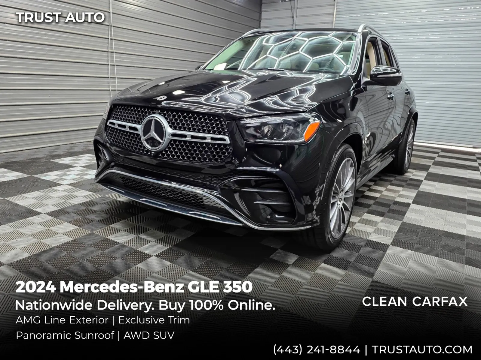 2024 Mercedes-Benz GLE 350 AWD Luxury SUV w/AMG Line Exterior Pkg