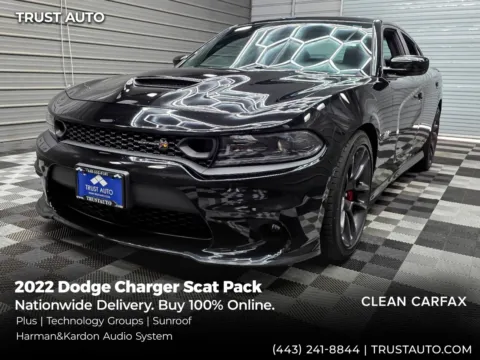 Black 2022 Dodge Charger Scat Pack Sedan w/Plus Group for sale in Sykesville, MD