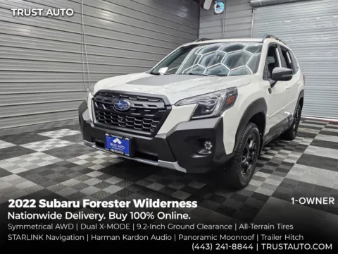 White 2022 Subaru Forester Wilderness AWD SUV for sale in Sykesville, MD