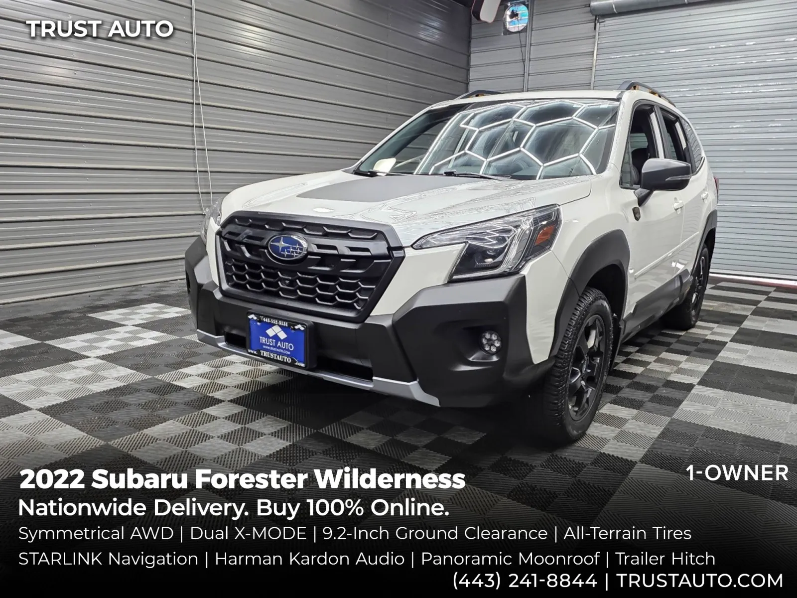White 2022 Subaru Forester Wilderness AWD SUV for sale in Sykesville, MD