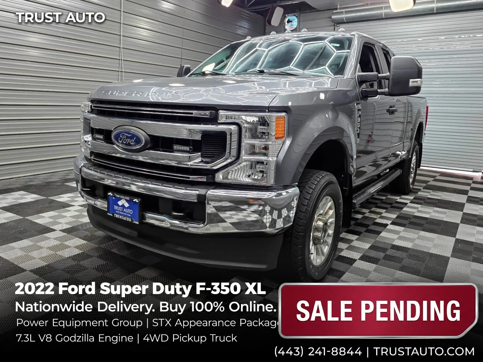 2022 Ford Super Duty F-350 SRW XL 4WD SuperCab 7.3L V8 Godzilla Pickup Truck w/Appearance Pkg