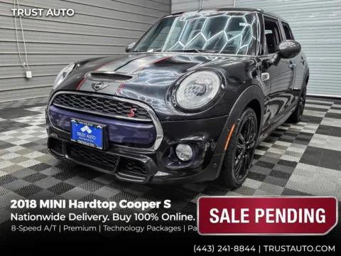 Black 2018 MINI Hardtop 4 Door Cooper S Hatchback w/Premium/Technology Pkgs for sale in Sykesville, MD