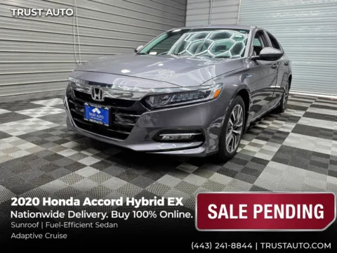 Gray 2020 Honda Accord EX Hybrid-Electric Sedan for sale in Sykesville, MD