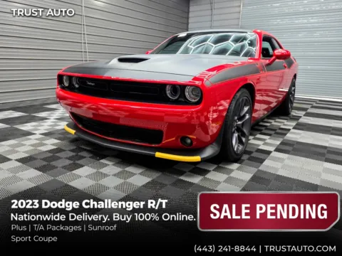 Red 2023 Dodge Challenger R/T Hemi Coupe w/Plus/T/A Pkgs for sale in Sykesville, MD