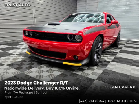 Red 2023 Dodge Challenger R/T Hemi Coupe w/Plus/T/A Pkgs for sale in Sykesville, MD