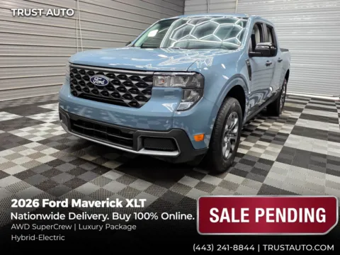 Gray 2026 Ford Maverick XLT SuperCrew Pickup Truck w/Luxury Pkg for sale in Sykesville, MD