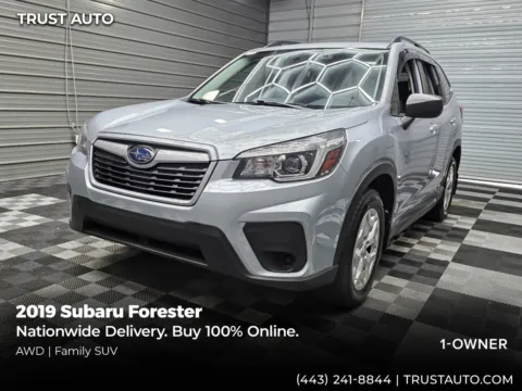 Silver 2019 Subaru Forester AWD SUV for sale in Sykesville, MD