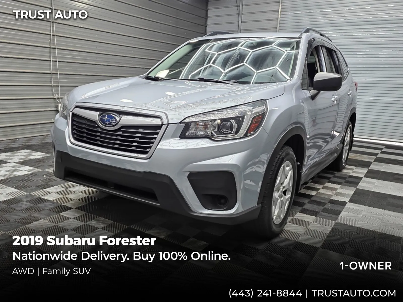 Silver 2019 Subaru Forester AWD SUV for sale in Sykesville, MD