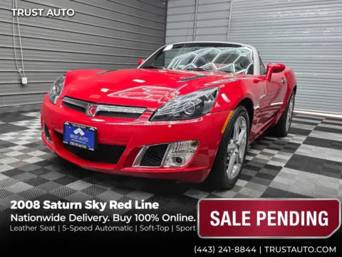 Red 2008 Saturn Sky Red Line Soft-Top Convertible for sale in Sykesville, MD