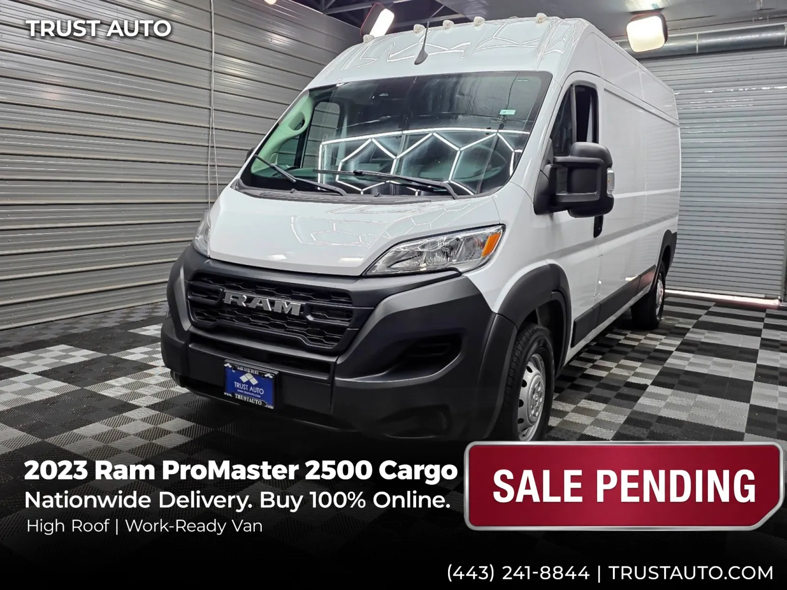 2023 Ram ProMaster 2500 Cargo 159''WB High Roof Minivan/Van
