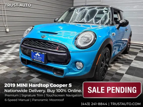 Blue 2019 MINI Hardtop 2 Door Cooper S 6-Speed Manual Hatchback w/Signature Trim for sale in Sykesville, MD
