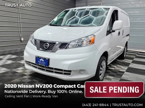 White 2020 Nissan NV200 Compact Cargo SV Minivan/Van w/Ceiling Vent Fan for sale in Sykesville, MD