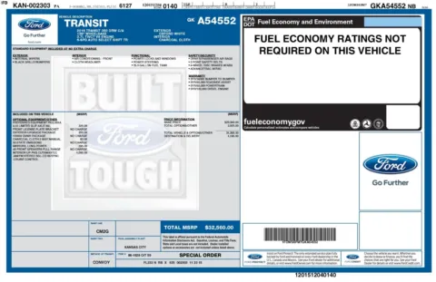Another view of 2016 Ford Transit T-350 Cutaway 138''WB 12FT Box Commercial/Utility/Service/KUV/Van for sale in Sykesville, MD at Trust Auto