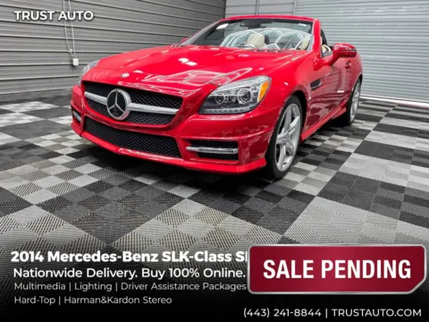 Red 2014 Mercedes-Benz SLK-Class SLK 350 Hard-Top Coupe w/Driver Assistance Pkg for sale in Sykesville, MD