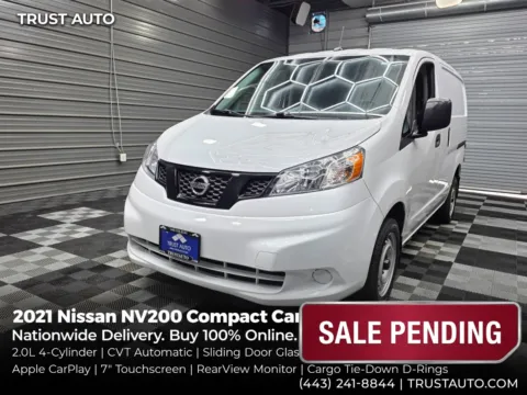 White 2021 Nissan NV200 Compact Cargo S Minivan/Van for sale in Sykesville, MD