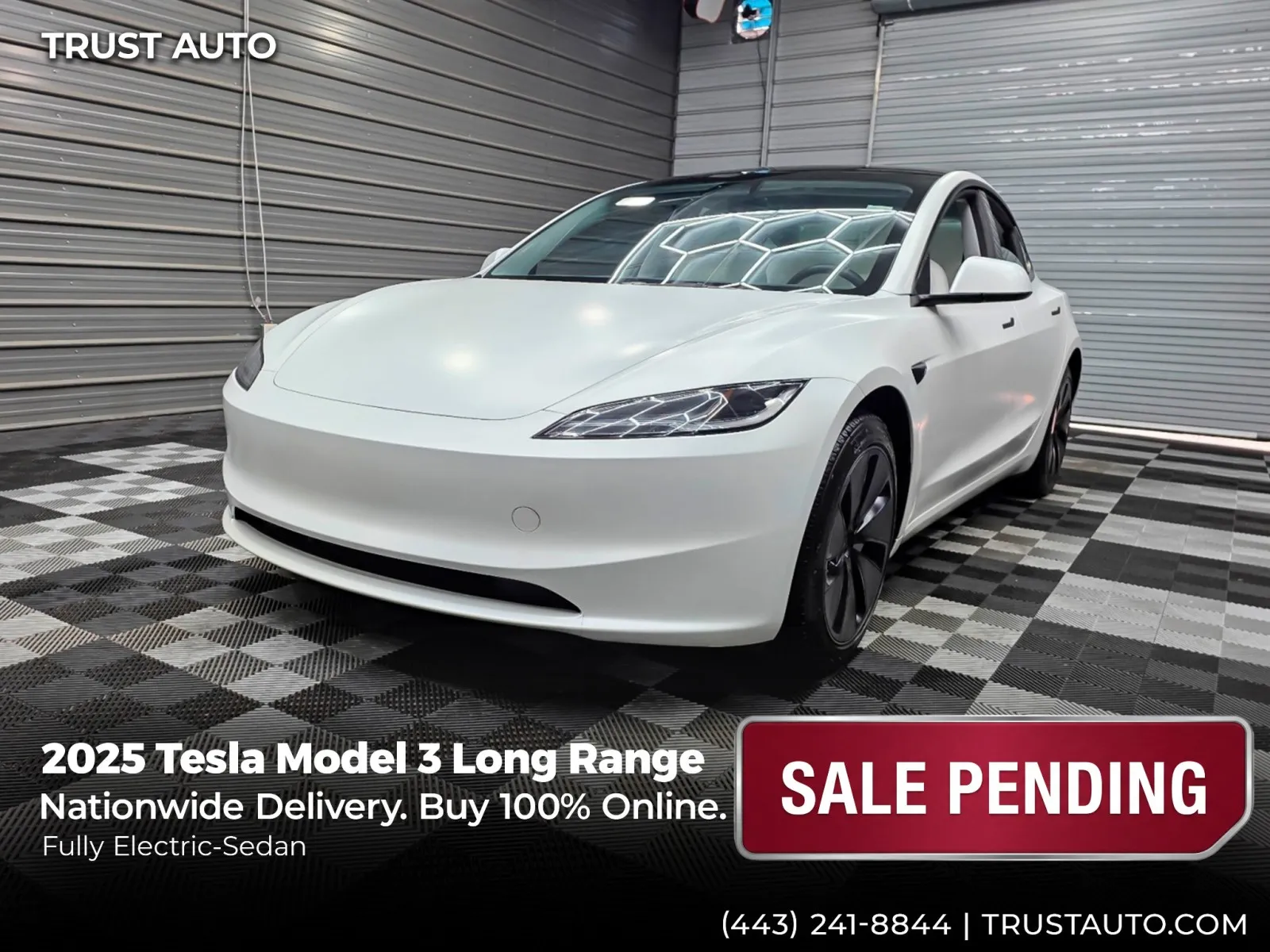 2025 Tesla Model 3 Long Range Electric Luxury Sedan for sale in Sykesville, MD
