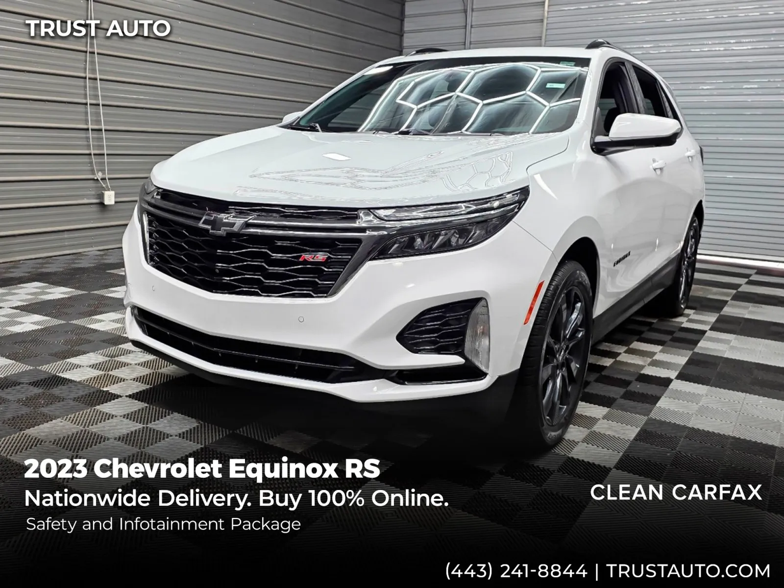 Black 2023 Chevrolet Equinox RS SUV w/Safety&Infotainment Pkg for sale in Sykesville, MD