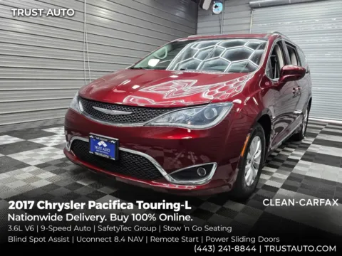 Red 2017 Chrysler Pacifica Touring-L 7-Passenger Minivan/Van for sale in Sykesville, MD