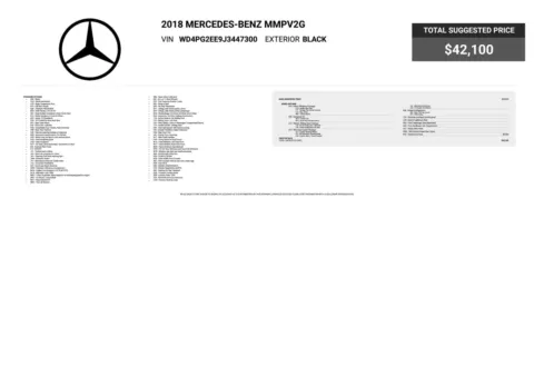 Another view of 2018 Mercedes-Benz Metris 6-Passenger 126'' WB Standard Roof Minivan/Van w/Driver Efficiency Pkg for sale in Sykesville, MD at Trust Auto