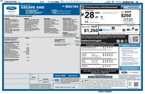 Another view of 2022 Ford Escape SEL AWD SUV for sale in Sykesville, MD at Trust Auto