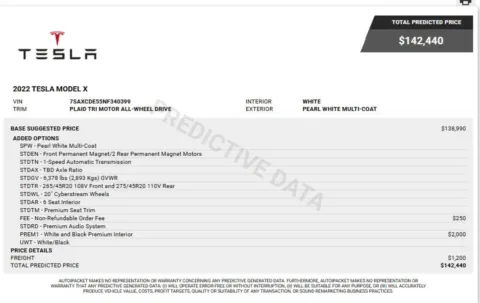 Photos of 2022 Tesla Model X Plaid AWD Luxury 3rd Row 6-Passenger Electric SUV for sale in Sykesville, MD at Trust Auto