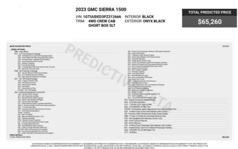 Another view of 2023 GMC Sierra 1500 SLT 4WD Crew Cab Pickup Truck w/Premium Pkg for sale in Sykesville, MD at Trust Auto