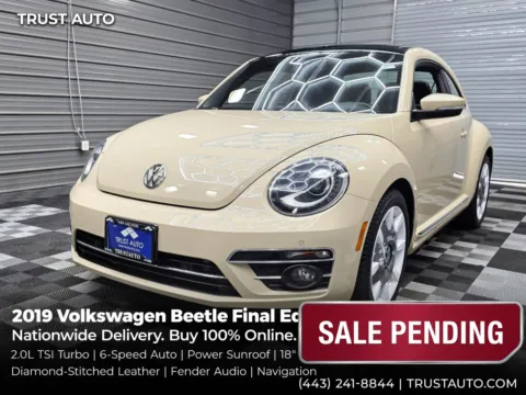 Beige 2019 Volkswagen Beetle Final Edition SEL Hatchback for sale in Sykesville, MD