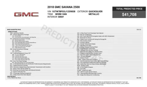 Another view of 2018 GMC Savana 2500 9-Passenger Limited SE Conversion 155''WB Extended Crew High-Top Upfitter Minivan/Van for sale in Sykesville, MD at Trust Auto