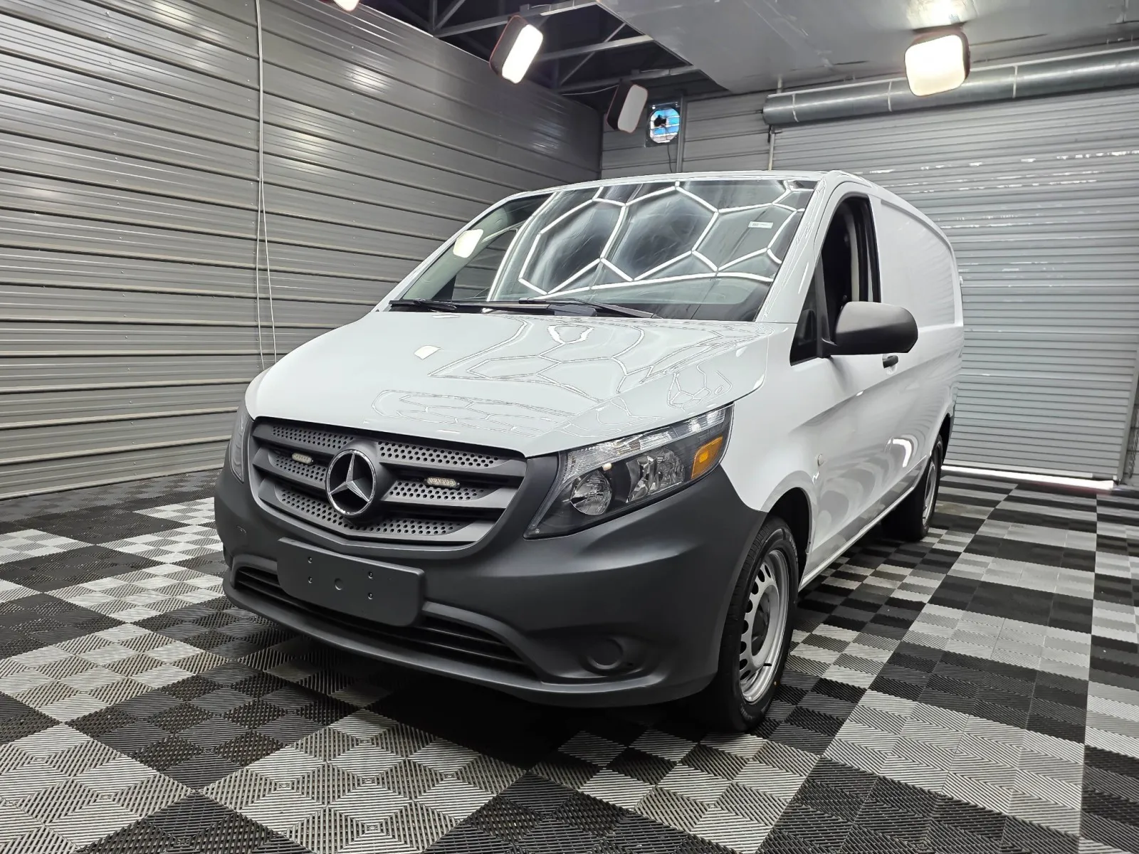 White 2019 Mercedes-Benz Metris Cargo Worker 126''WB Standard Roof Minivan/Van w/Shelving Storage System for sale in Sykesville, MD