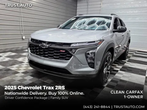 Gray 2025 Chevrolet Trax 2RS SUV for sale in Sykesville, MD