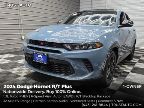 Blue 2024 Dodge Hornet R/T Plus AWD Hybrid SUV for sale in Sykesville, MD