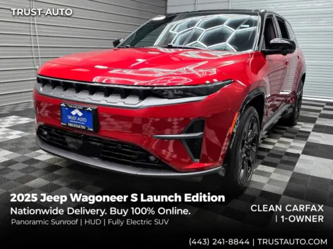 Red 2025 Jeep Wagoneer S Launch Edition AWD Electric SUV for sale in Sykesville, MD