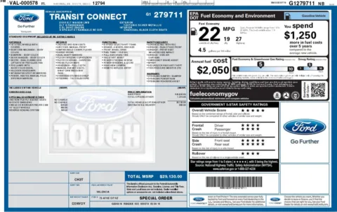 Another view of 2016 Ford Transit Connect 6-Passenger XLT LWB Minivan/Van for sale in Sykesville, MD at Trust Auto
