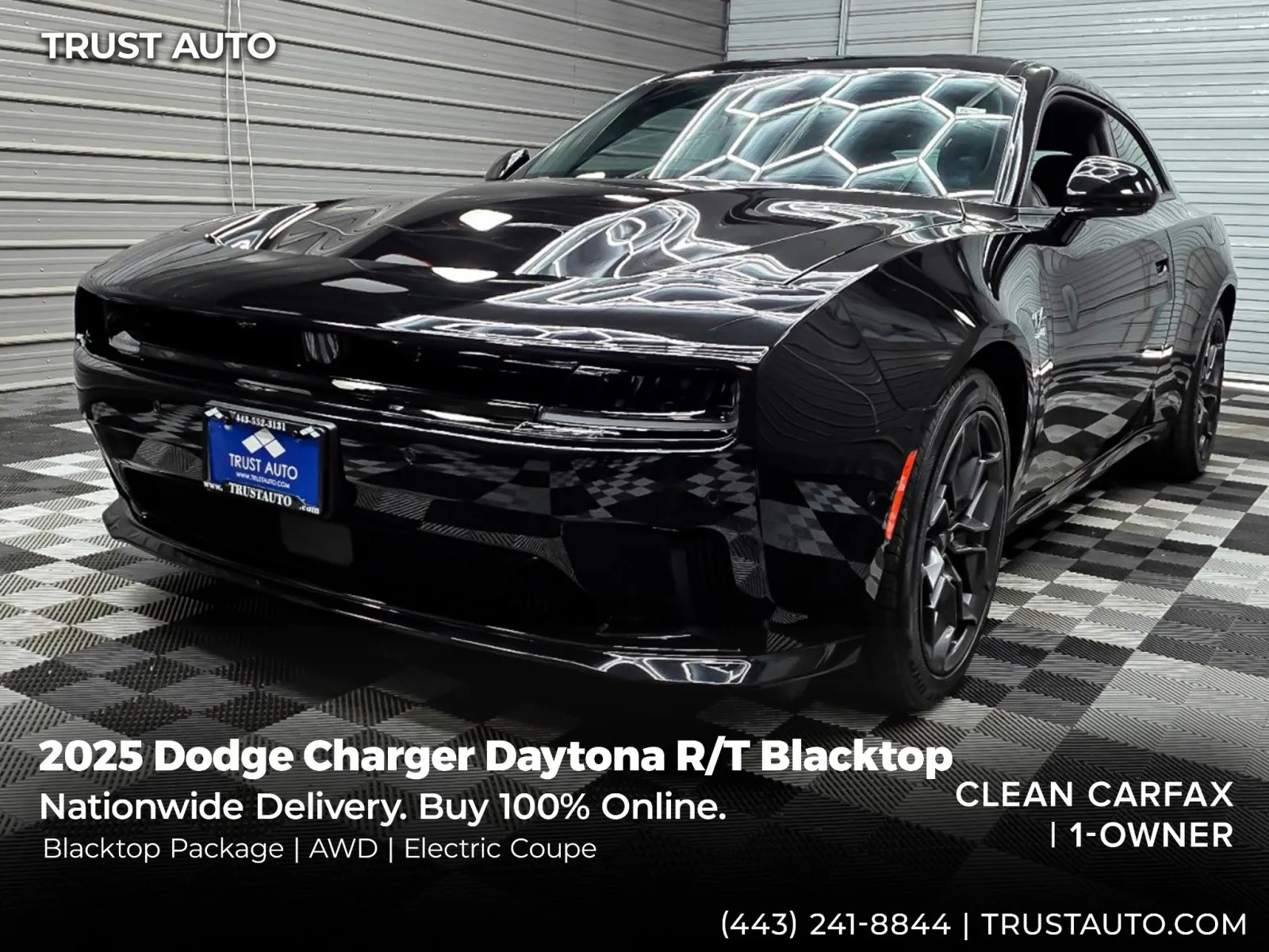 2025 Dodge Charger Daytona R/T Blacktop AWD Electric Coupe