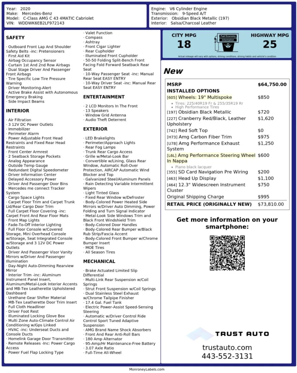 2020 Mercedes-Benz C-Class Cabriolet AMG C43 - Photo 3