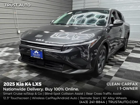 Gray 2025 Kia K4 LXS Sedan for sale in Sykesville, MD