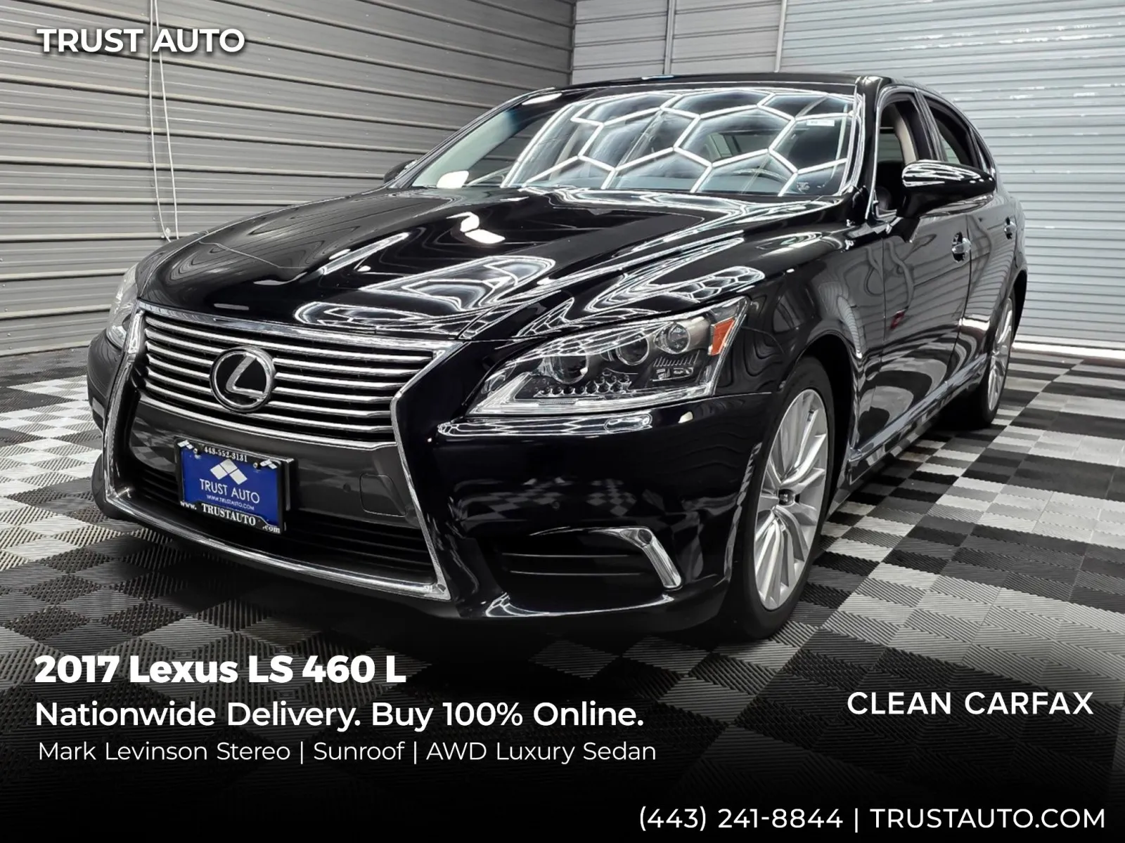 2017 Lexus LS 460 L AWD Luxury Sedan for sale in Sykesville, MD