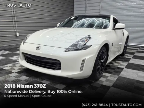 White 2018 Nissan 370Z 6-Speed Manual Sport Coupe for sale in Sykesville, MD