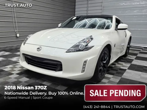 White 2018 Nissan 370Z 6-Speed Manual Sport Coupe for sale in Sykesville, MD