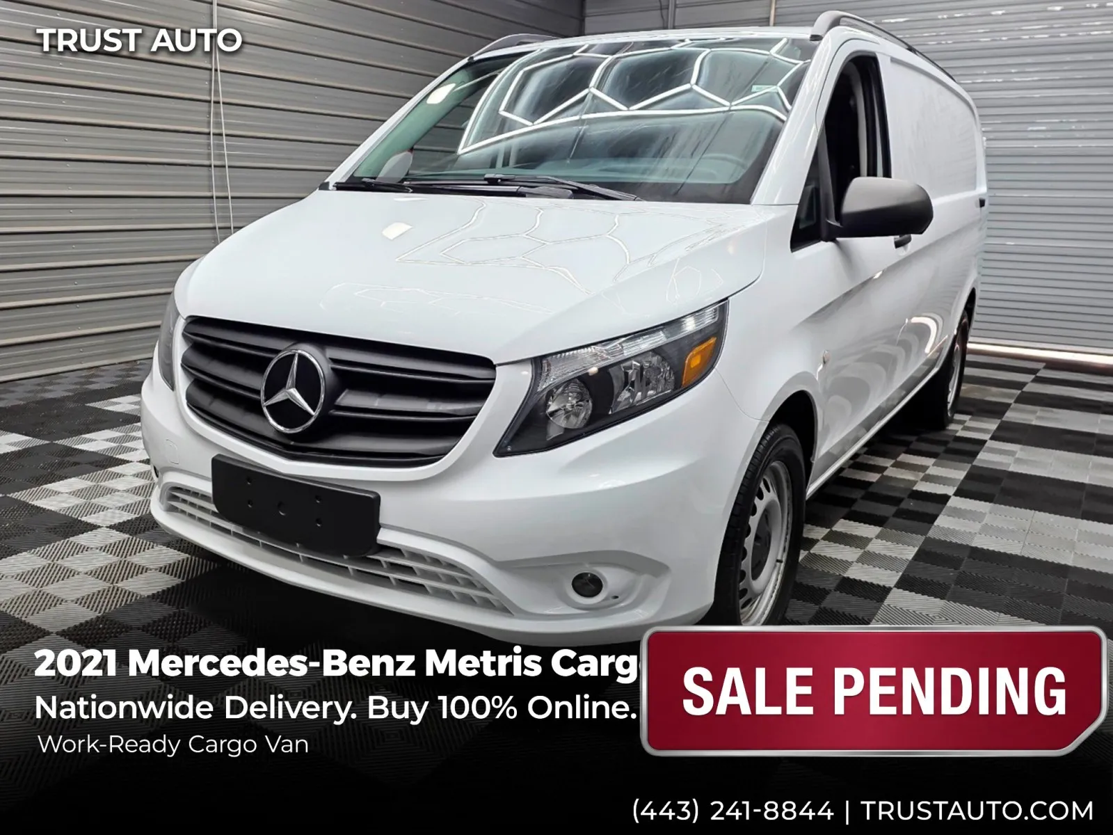 2021 Mercedes-Benz Metris Cargo 135''WB Standard Roof Minivan/Van