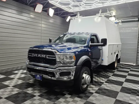 Blue 2021 Ram 5500 Chassis Cab Tradesman Regular Cab RWD for sale in Sykesville, MD