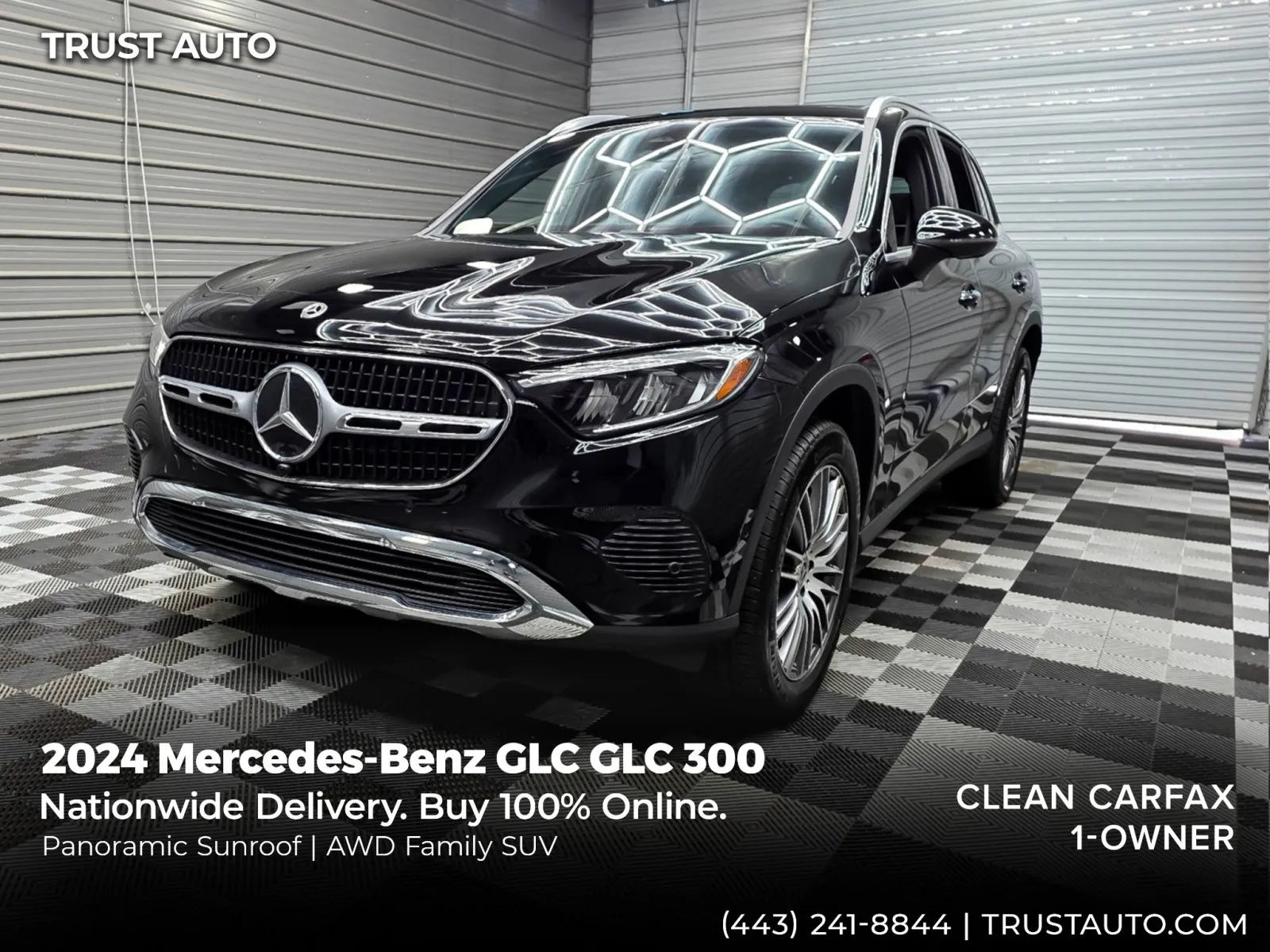 Black 2024 Mercedes-Benz GLC 300 4Matic AWD SUV for sale in Sykesville, MD