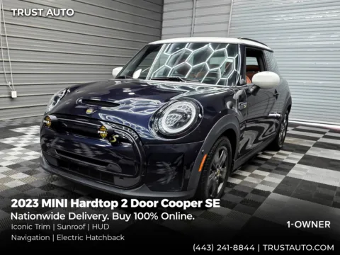 Black 2023 MINI Hardtop 2 Door Cooper SE Electric Hatchback w/Iconic Trim for sale in Sykesville, MD
