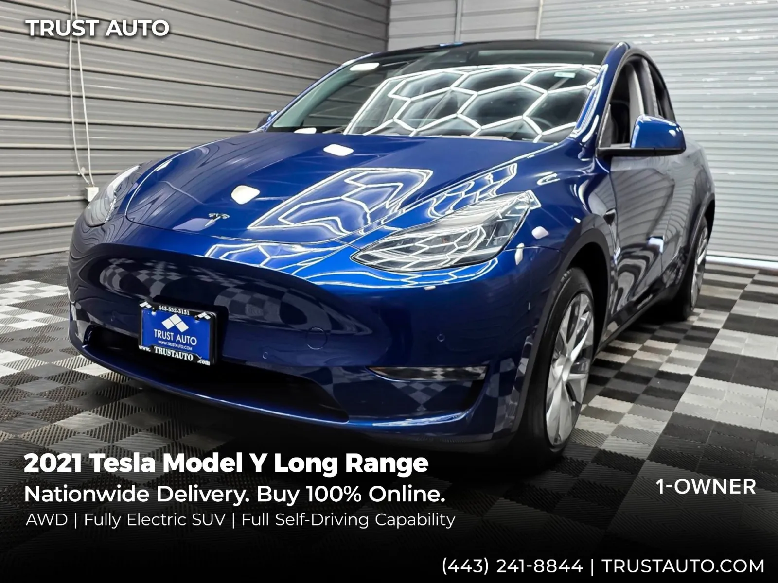 2021 Tesla Model Y Long Range AWD Electric SUV