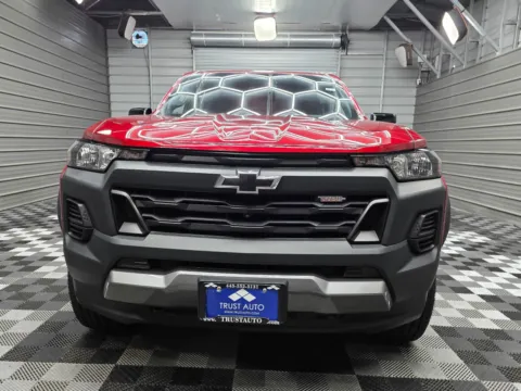 Photos of 2023 Chevrolet Colorado Trail Boss 4WD Crew Cab Pickup Truck for sale in Sykesville, MD at Trust Auto