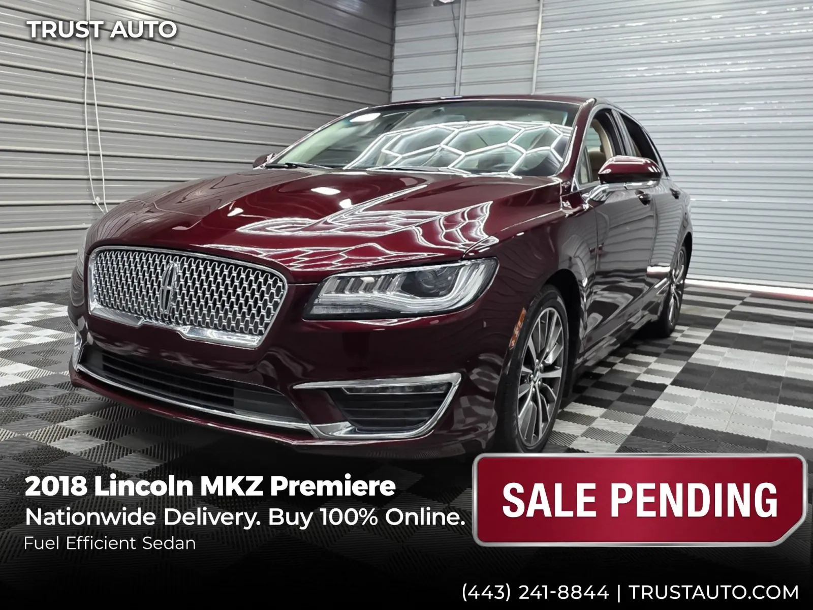 2018 Lincoln MKZ Premiere 4-Door Sedan