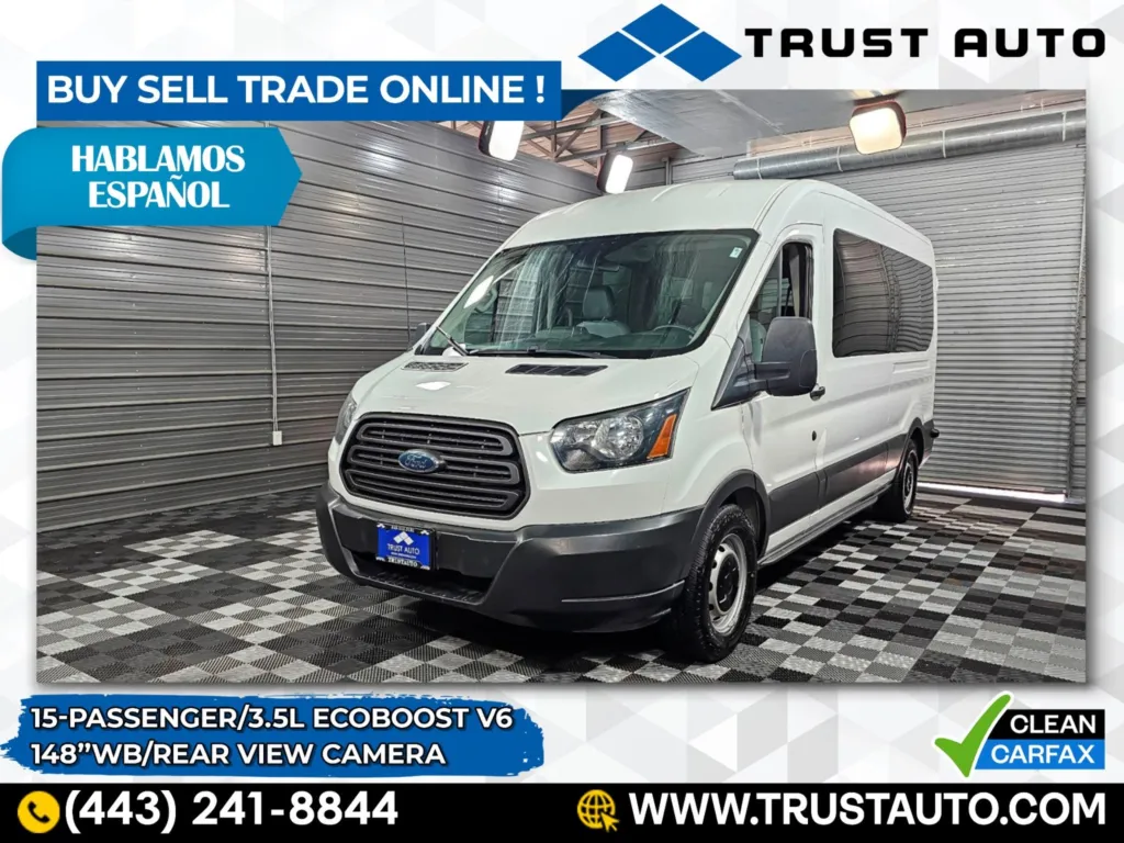 Ecoboost 15 Ford Transit Used 2015 Ford Transit T-350 15-Passenger