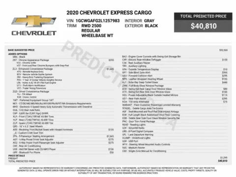 Another view of 2020 Chevrolet Express 2500 7-Passenger 135'WB High-Top Sherrod Luxury Upfitter Conversion Minivan/Van for sale in Sykesville, MD at Trust Auto