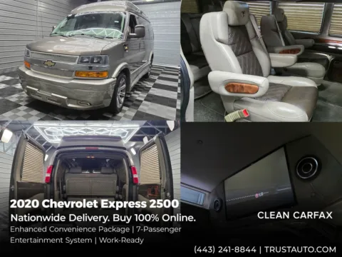Unknown 2020 Chevrolet Express 2500 7-Passenger 135'WB High-Top Sherrod Luxury Upfitter Conversion Minivan/Van for sale in Sykesville, MD