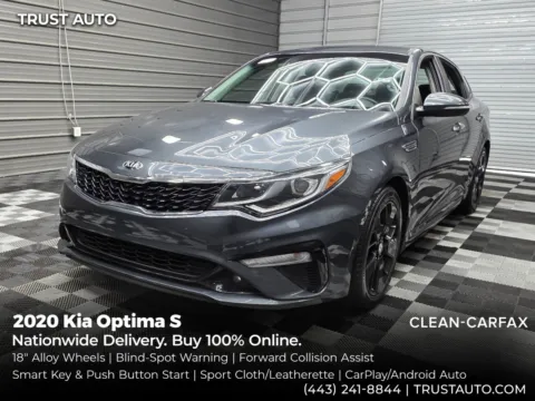 Gray 2020 Kia Optima S Sedan for sale in Sykesville, MD